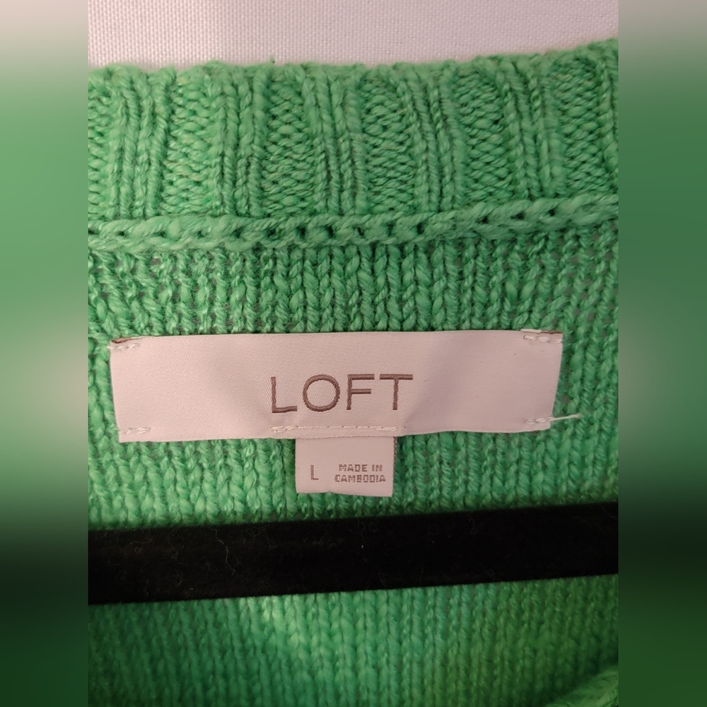 LOFT  Sweater Size L - Picture 2 of 9